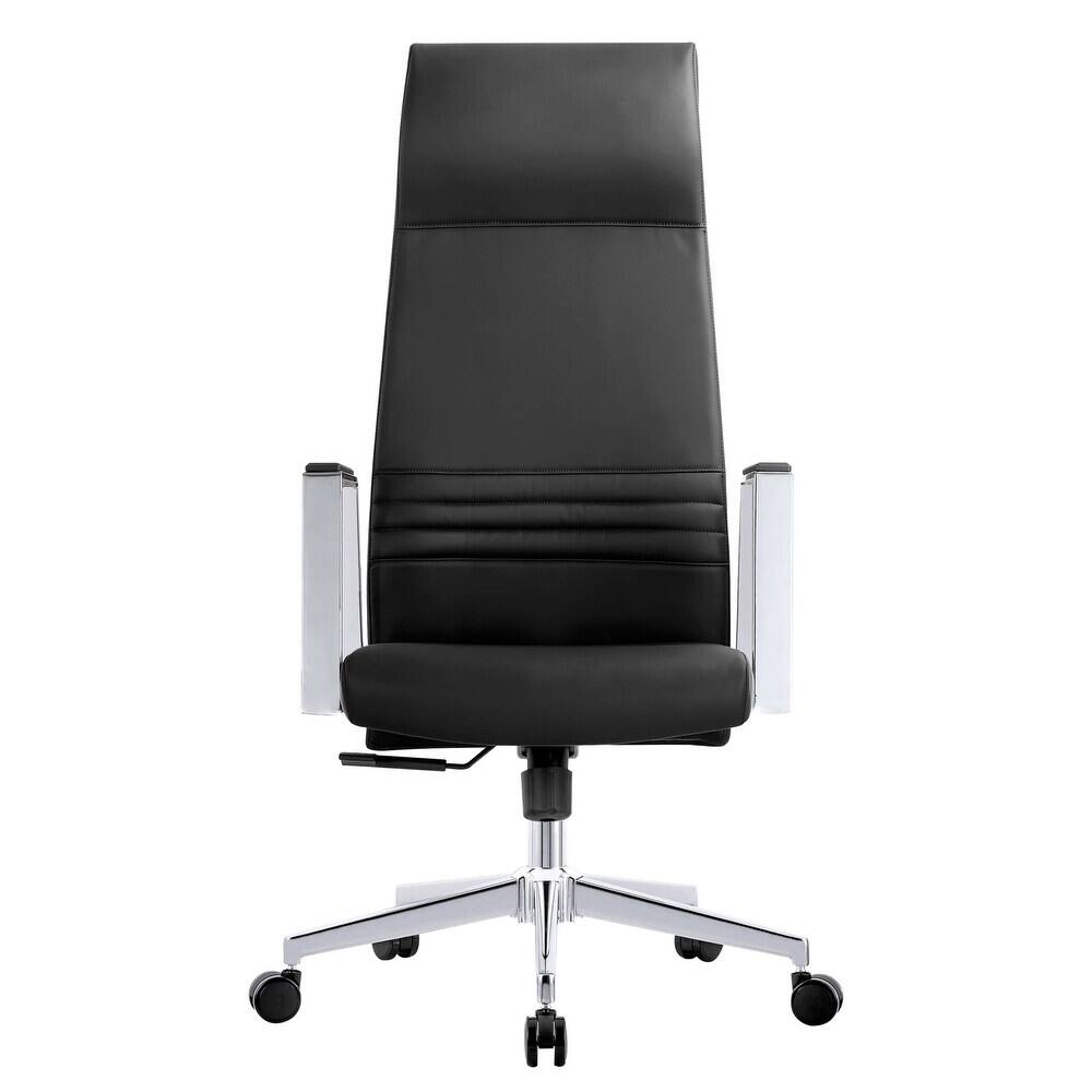 Alt View 2. LeisureMod - Adorit Office Chair Ergonomic Mid-Back Mesh Computer Chair with Swivel & Tilt Comfortable Desk Chair - Black.
