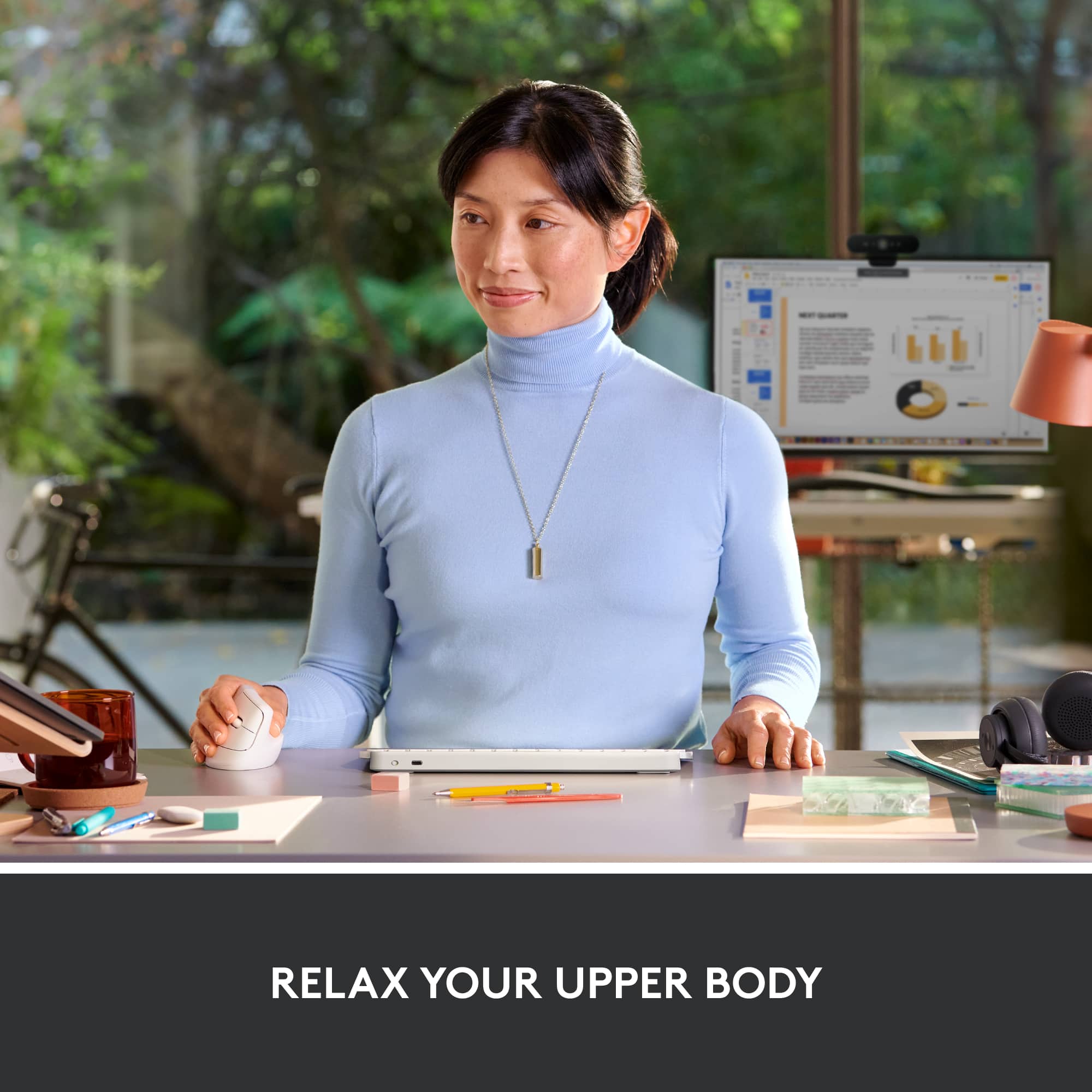 RELAX YOUR UPPER BODY