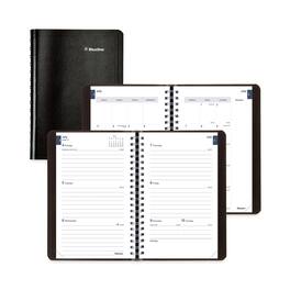 Rediform - Office Products Academic Weekly|Monthly Planner Black Cover 13 Month July 2025 to August 2026 8 x 5