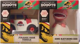 Handmade by Robots - Jurassic Park - Dino Hatching Egg & Park Vehicle 2-Pack - COLLECTIBLES - Multicolor