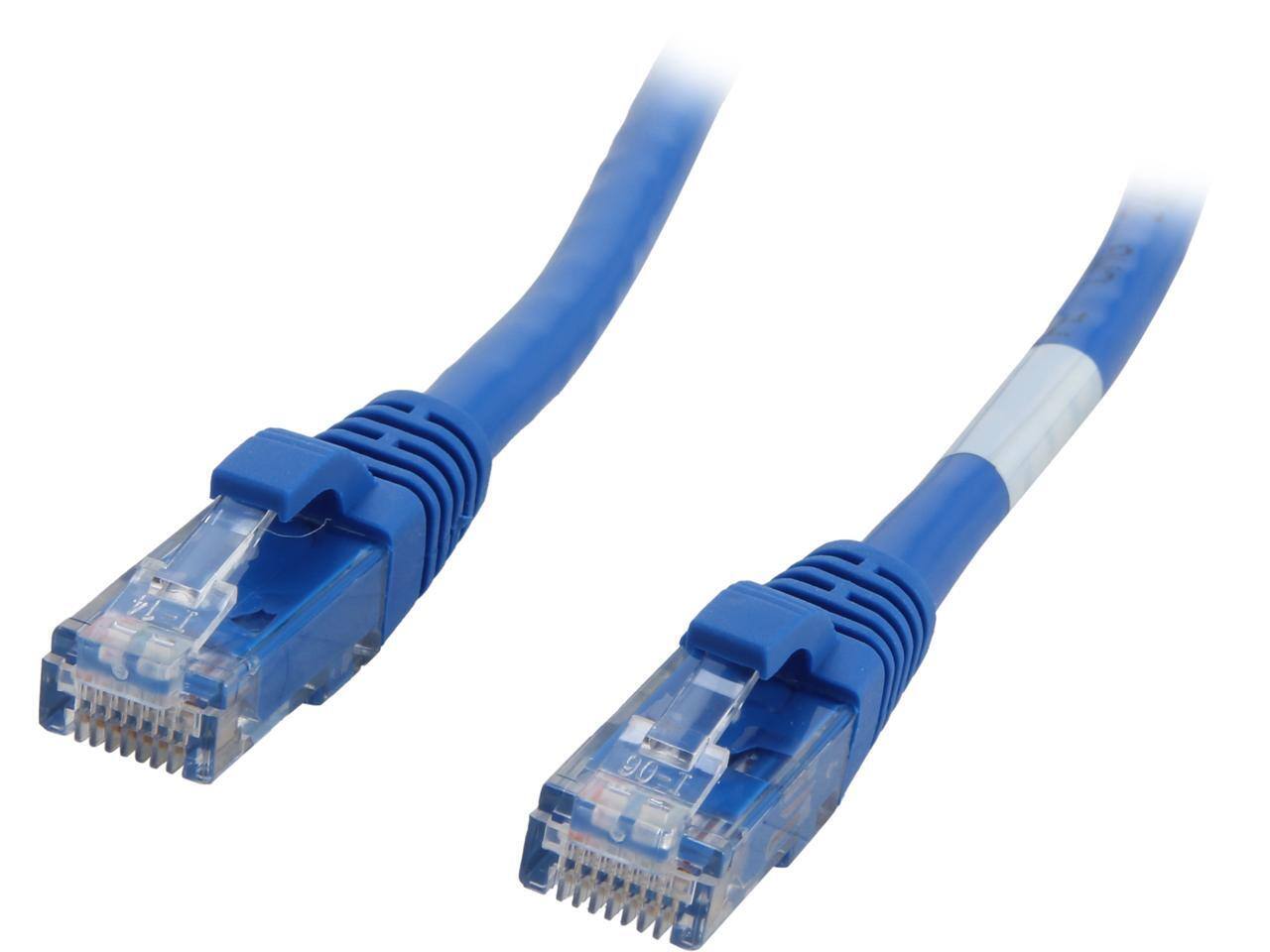Front. Cables to Go - C2G 03974 Cat6 Cable - Snagless Unshielded Network Patch Cable, Blue (4 Feet, 1.22 Meters).