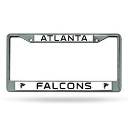 Rico Industries - Atlanta Falcons Chrome Metal License Plate Frame - Multi