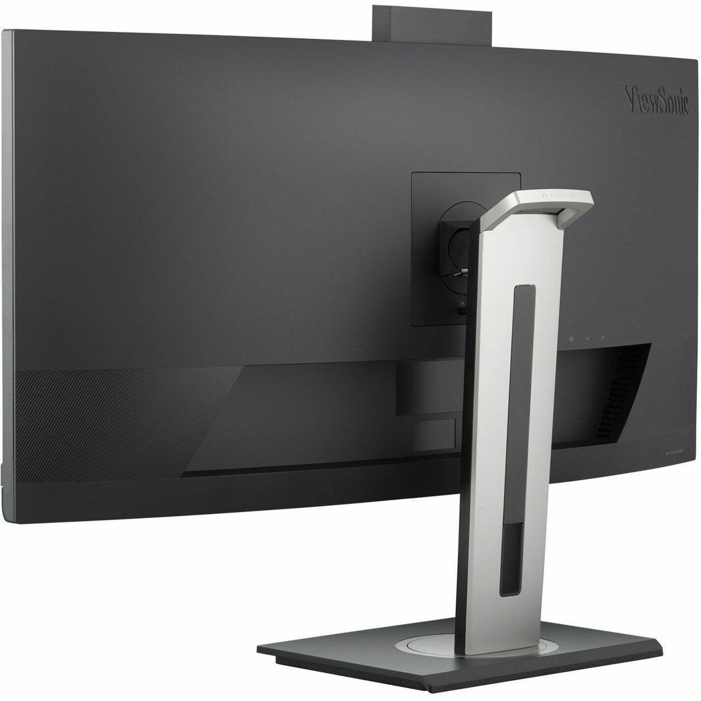 Alt View 19. ViewSonic - VG3457CV 34" WUQHD Curved Video Conferencing Docking Monitor (USB-C) - Black.