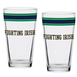Indigo Falls - Notre Dame Fighting Irish 16oz. Classic Pint Glass Two-Pack - Multicolor