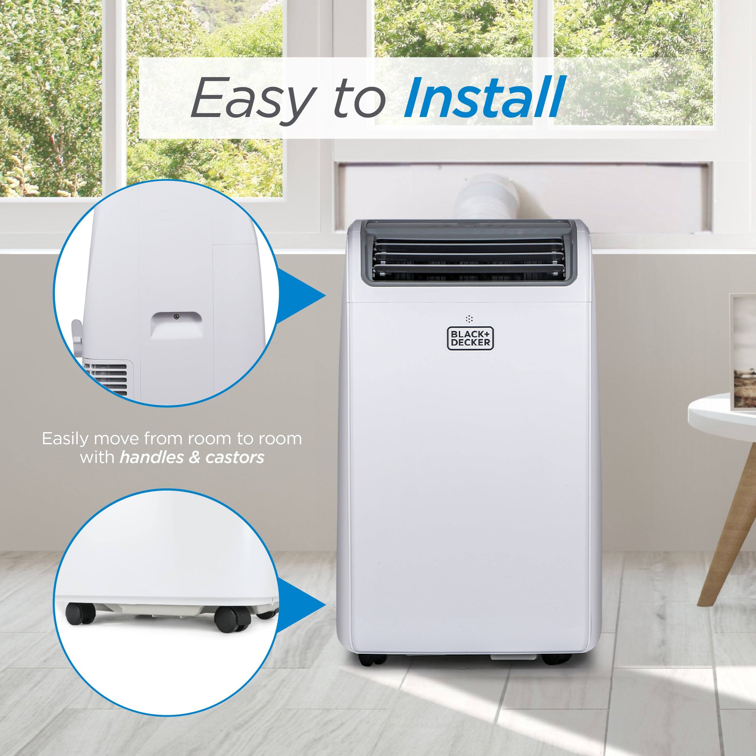 Easy to Install

BLACK+ DECKER

Easily move from room to room with handles & castors