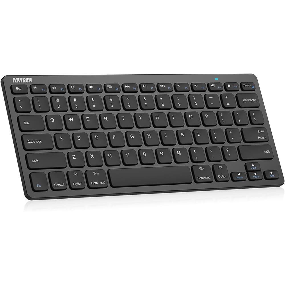 RTMB - Ultra-Slim Bluetooth Keyboard – Compatible with iPad/iPhone - Black