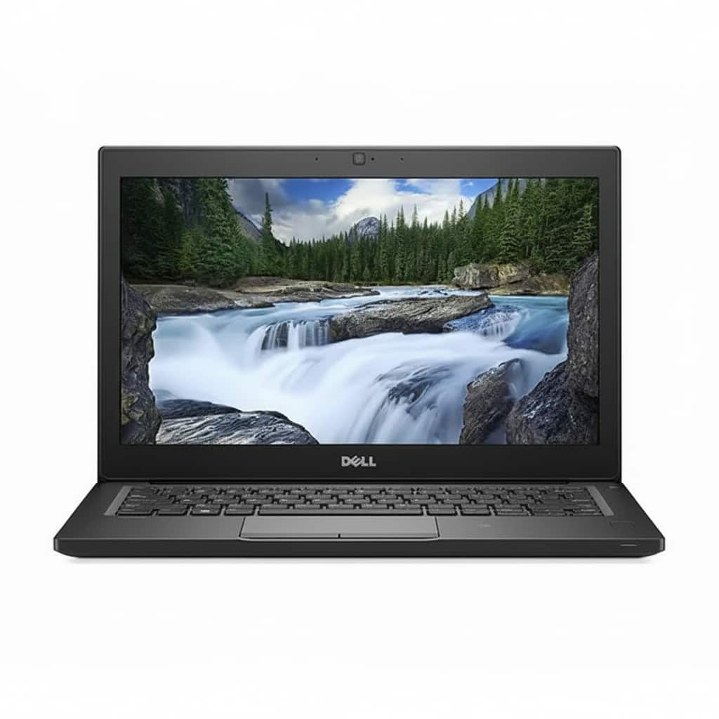 Front. Dell - Dell Latitude 7290 12.5" 16GB 512GB SSD Core™ i5-8350U 1.7GHz WIN11P, Black.