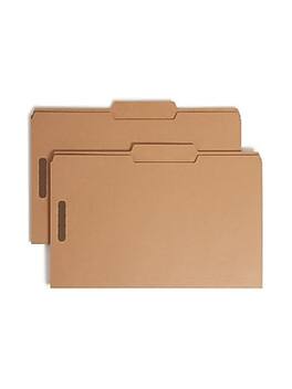 Smead - Heavy Duty Classification Folders, 2/5-Cut Tab, Legal Size, 50/Box - Kraft