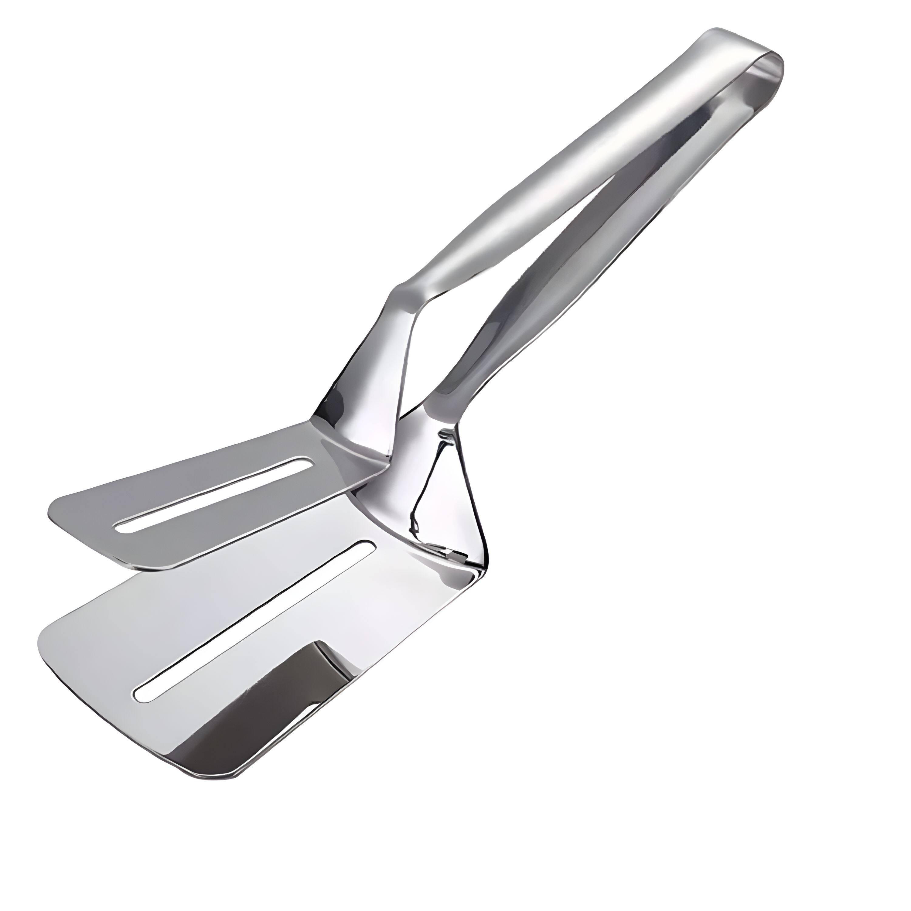 Kitcheniva - Stainless Steel Steak Clamp Tongs Kitchen Tool - Silver