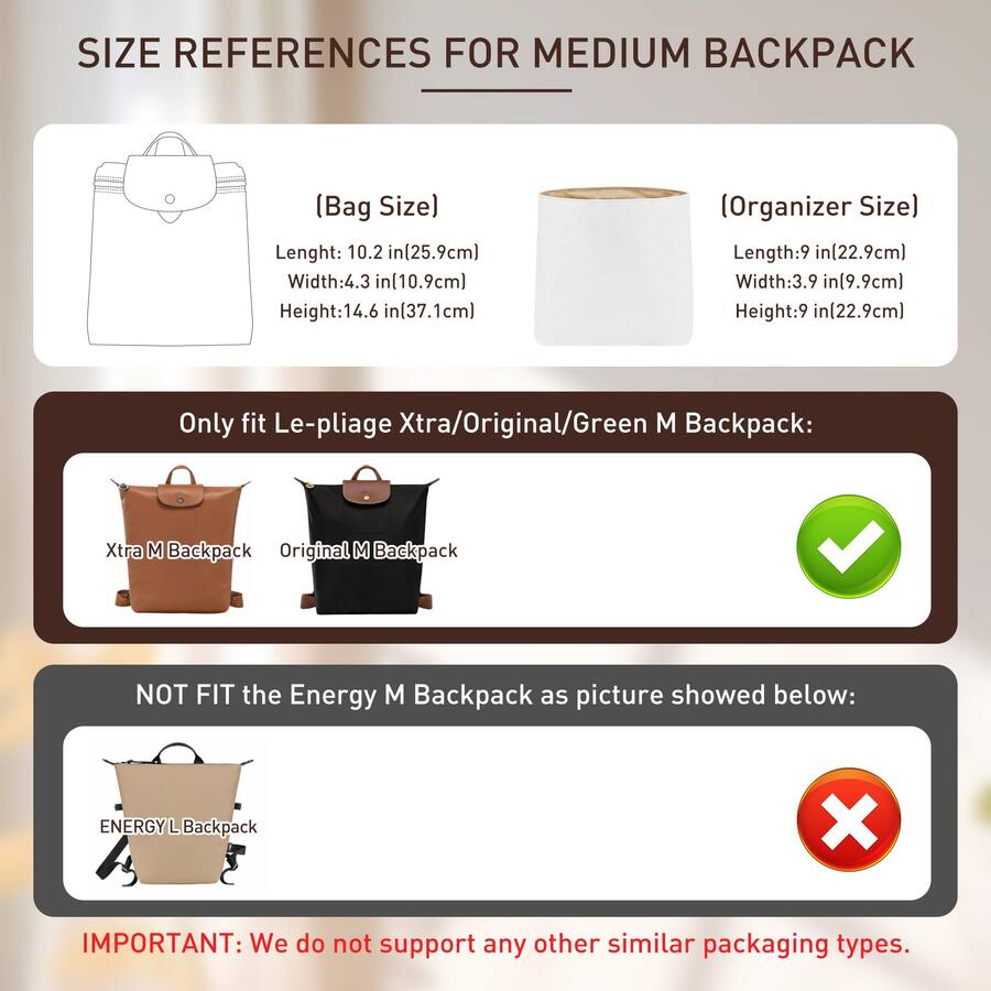 Pacoar Cade Upgraded Backpack Organzier Insert Compatible With Long ...
