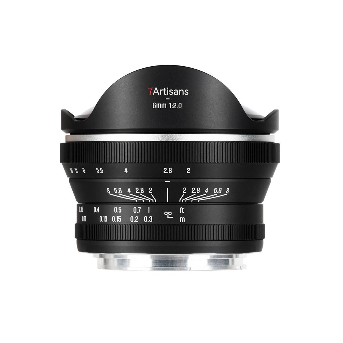 7artisans - MF 6mm f/2 Fisheye Lens - Canon RF
