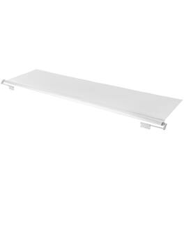 VEVOR - Camper Awning Fabric Replacement, 7" to 13', Weatherproof Durable Slide Topper Awning with Bracket, Heavy Duty Slide - White