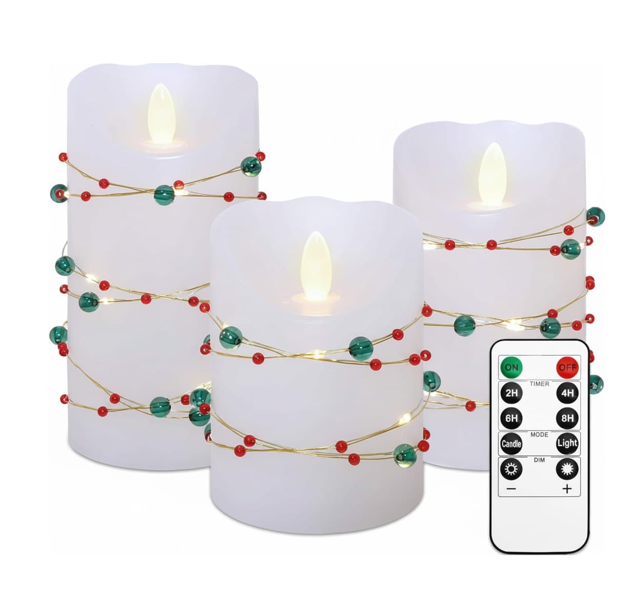 ON OFF  
TIMER  
2H 4H 6H 8H  
MODE  
Candle Light  
DIM  
- +