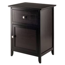 Winsome Wood - Eugene Accent Table, Nightstand - Espresso