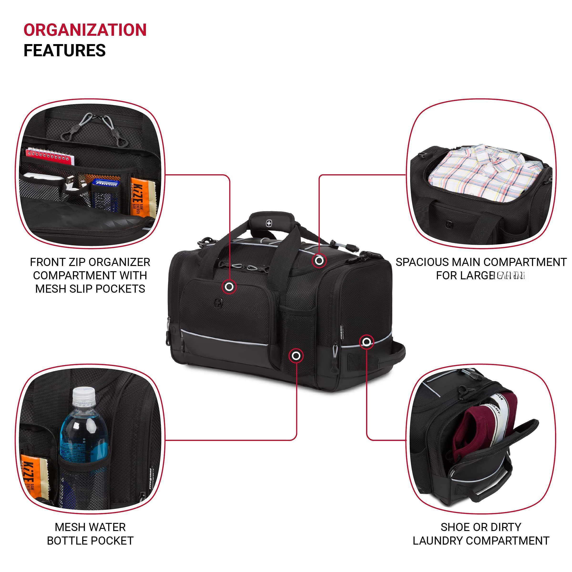 Paradigms Interiors Apex Duffle Bag For Travel And Gym With Bungee cord ...