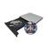 Back. Topteng - 6X True Blu-ray Burner External Drive - BD/DVD/CD Writer & Player, USB 3.0 for Mac & Windows - Silver.