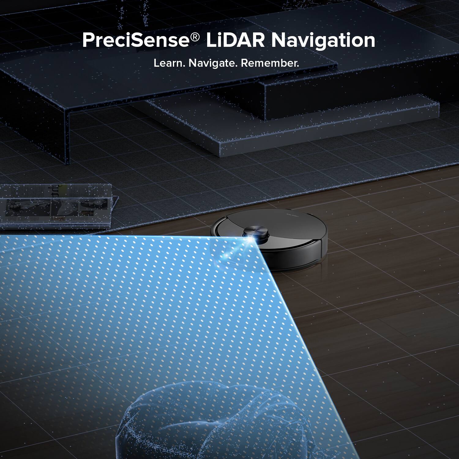 PreciSense® LiDAR Navigation  
Learn. Navigate. Remember.