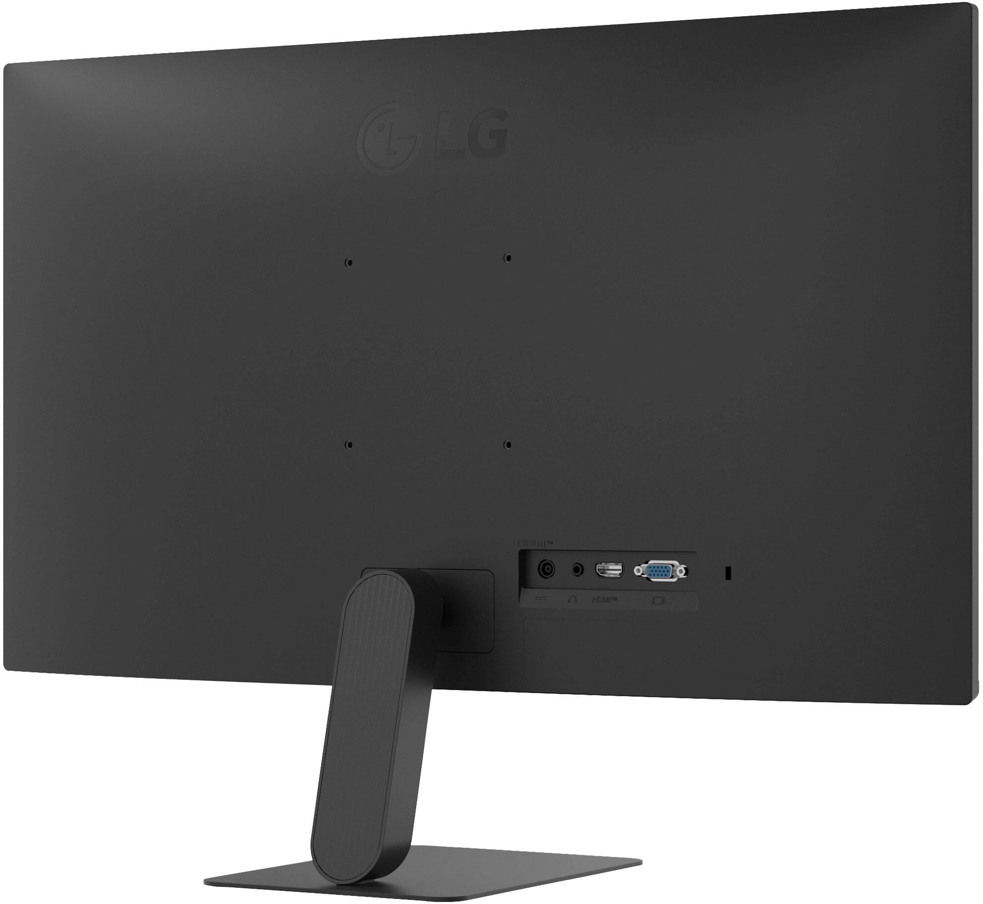 Alt View 6. LG - 27" IPS FHD 120Hz Monitor with HDR10 (HDMI) - Black.