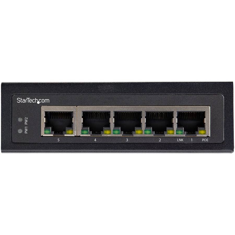 StarTech.com  
PW2 PW1  
5 4 3 2 LNK 1 POE