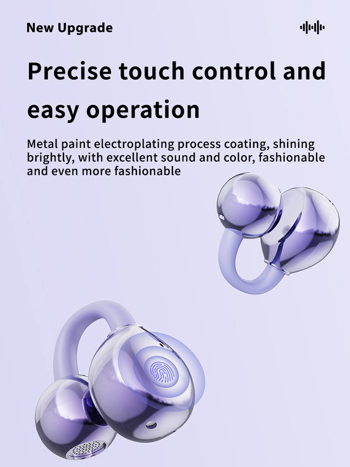 New Upgrade

Precise touch control and easy operation

Metal paint electroplating process coating, shining brightly, with excellent sound and color, fashionable and even more fashionable