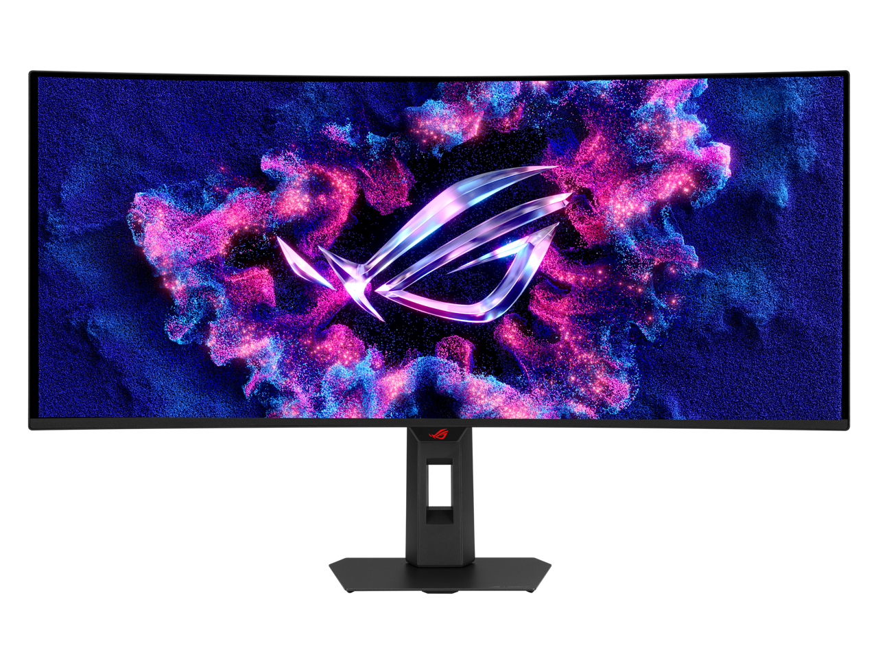 Alt View 1. ASUS - ASUS ROG Strix 34" QHD 2K 1440p 280Hz G-Sync HDR500 0.03ms USB-C OLED Curved Gaming Monitor XG34WCDMS - Black.