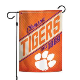 WinCraft - Clemson Tigers 12" x 18" Throwback Logo Double-Sided Garden Flag - Multicolor