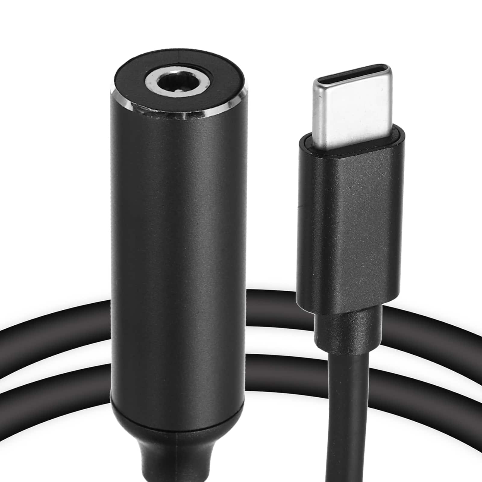 Unique Bargains - 0.6FT USB C to DC 4x1.35mm PD Charging Cable, 5/9/20V 65W 3.25A, for Router, Camera, TV Box, Desk Lamp - Black