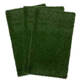PetMaker - 41x27 Artificial Grass Pee Pads - Black/Green