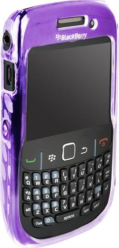 Front Standard. PureGear - Case for BlackBerry 8520 and 8530 Mobile Phones - Violet.