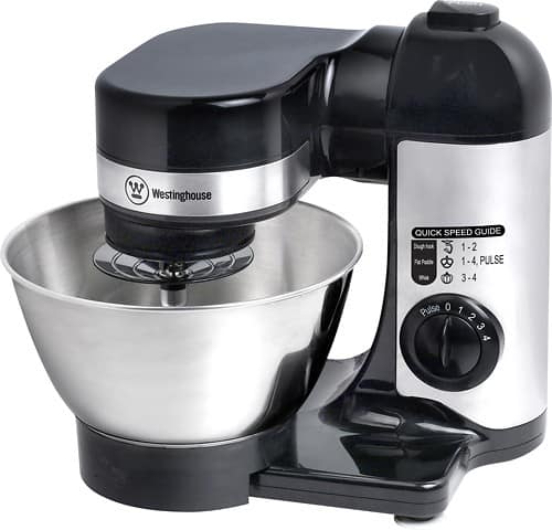 Angle Standard. Westinghouse - Stand Mixer - Black/Stainless-Steel.