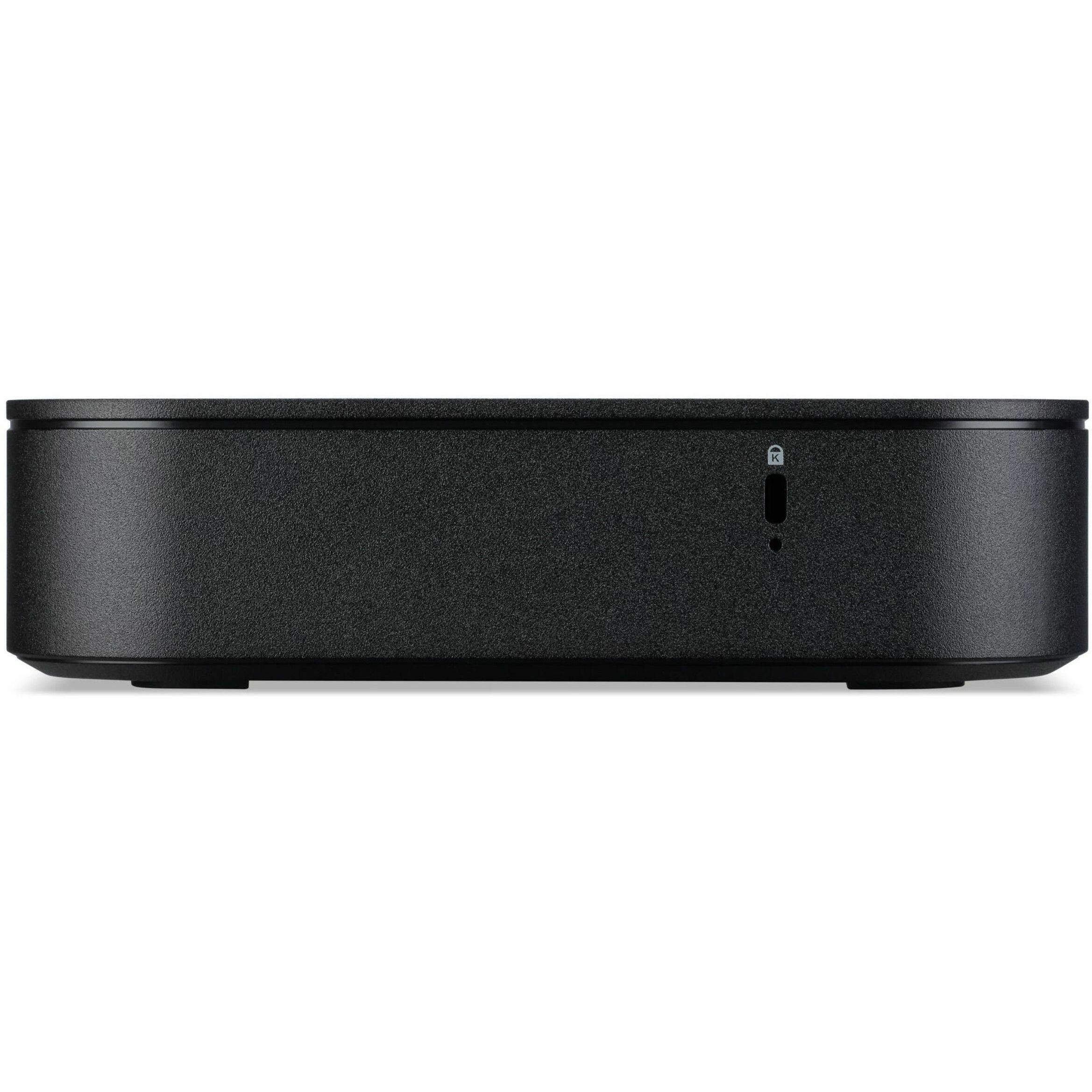 Alt View 1. Acer - Acer CXI6-C516G Chromebox - Intel Core 5 120U - 16 GB - 256 GB SSD - Black - Intel Chip - ChromeOS - Intel DDR4 SDRAM - White.