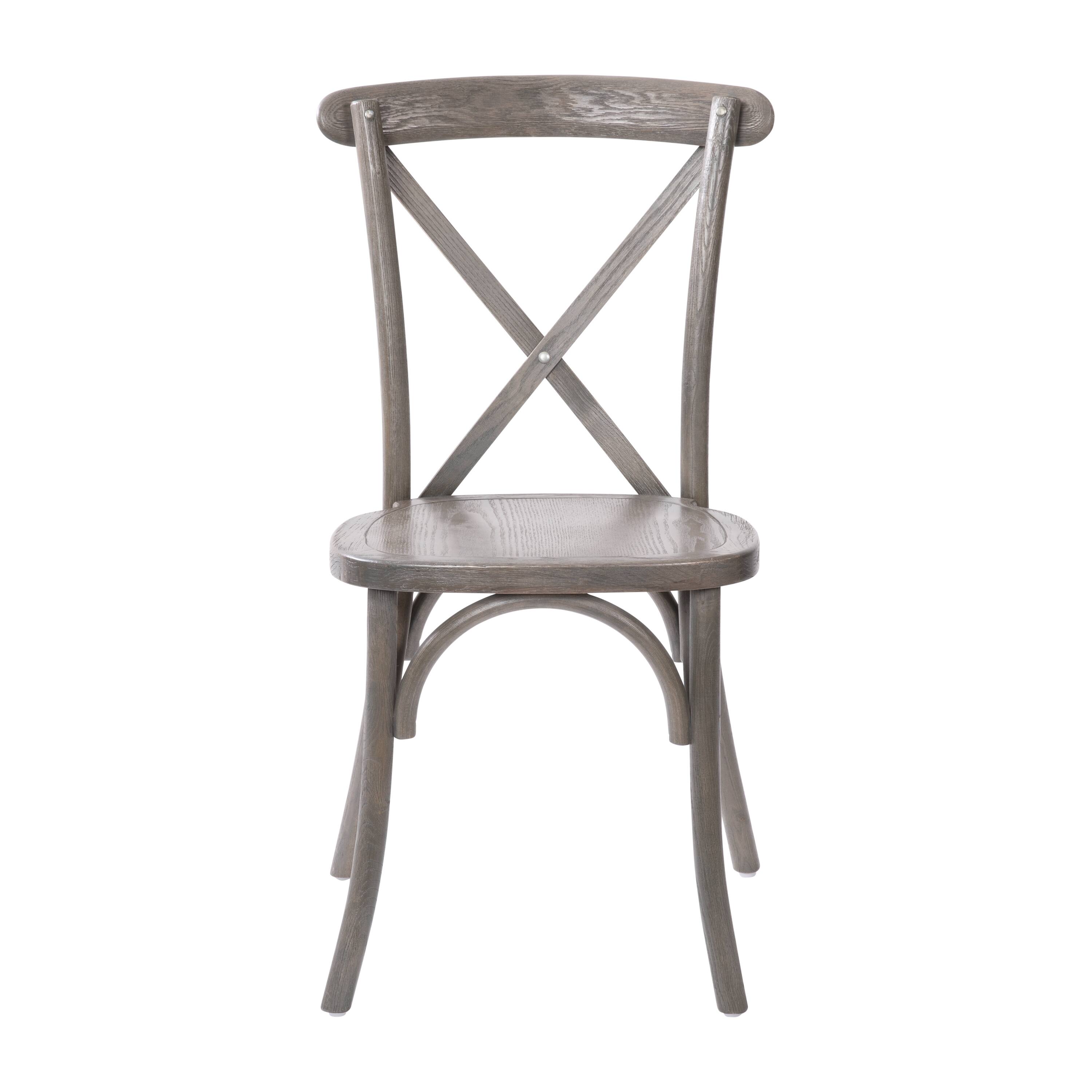 Alt View 10. Emma + Oliver - X-Back Chair - Grey.