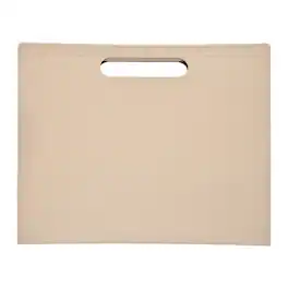 Unique Bargains - Leather Folder, 13.3x12.6" Magnetic Leather Document Holder PU Pouch Bag Portfolio Organizer Waterproof for Travel - Khaki