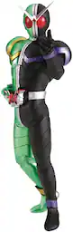 BanPresto - Kamen Rider W - Hero's Brave Statue Figure - Kamen Rider W Cyclone Joker (Version A) - Collectibles