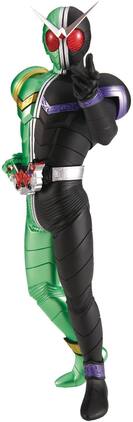 PopMarket - BanPresto - Kamen Rider W - Hero's Brave Statue Figure - Kamen Rider W Cyclone Joker (Version A) - Collectibles - Multicolor