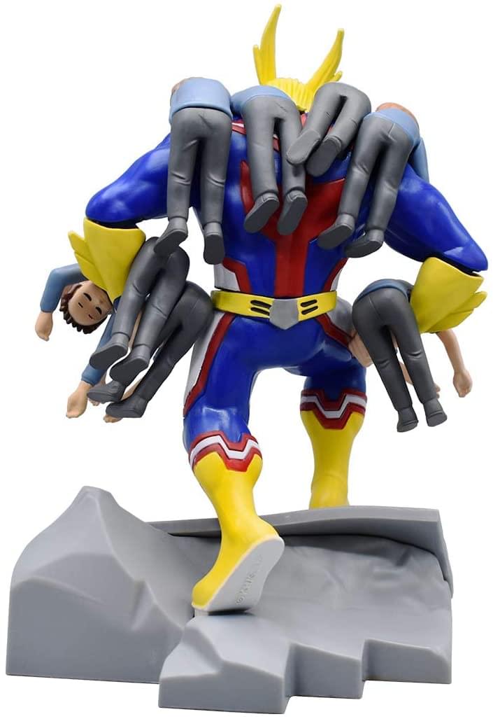 Alt View 2. Just Toys LLC - My Hero Academia Mega Craftable Figure Diorama | All Might - Blue.