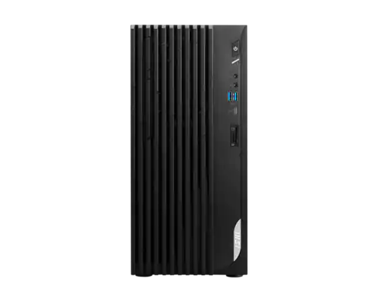 Front. MSI - MSI PRO DP180 Tower Desktop - Intel Core i7-14700F 2024 - 32GB Memory - 2TB Storage -Optical Drive-Windows 11 Pro - Black.