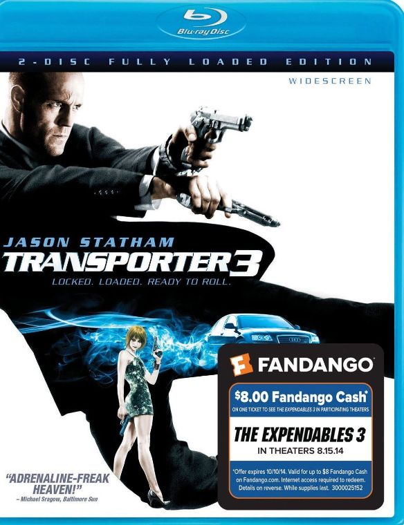  Transporter 3 [Expendibles 3 Movie Cash] [Blu-ray] [Includes Digital Copy] [UltraViolet] [2008]