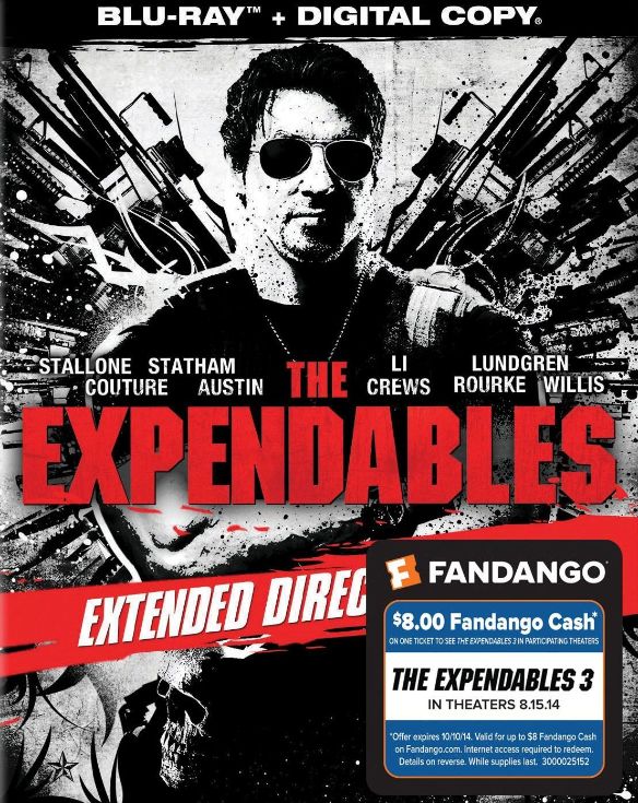  The Expendables [Extended Director's Cut] [Expendibles 3 Movie Cash] [Blu-ray] [Includes Digital Copy] [2010]