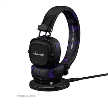 Marshall Major V Wireless On Ear Bluetooth Headphones with Marshall Major V Wireless On Ear Bluetooth Headphones with