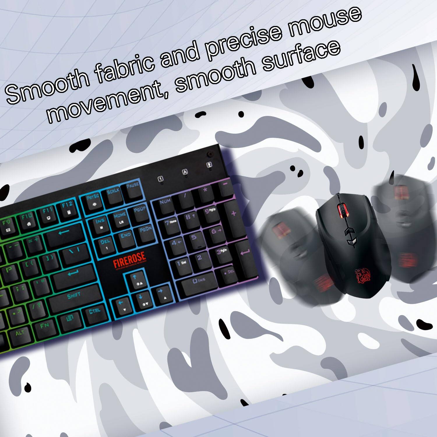 Smooth fabric and precise mouse movement, smooth surface

FIREROSE