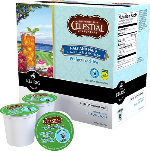  Keurig - Celestial Seasonings Half &amp; Half Perfect Iced Tea K-Cup (16-Pack)