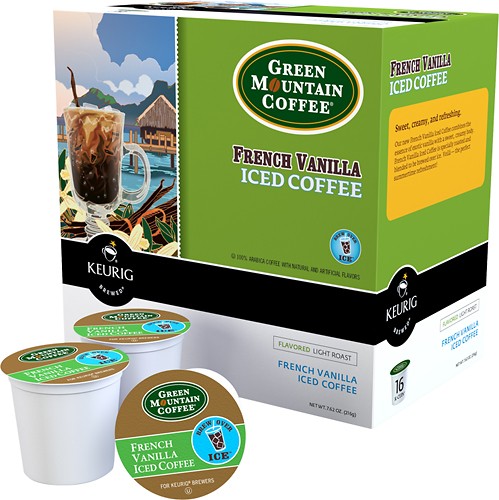  Keurig - Green Mountain French Vanilla Iced Coffee K-Cup (16-Pack)