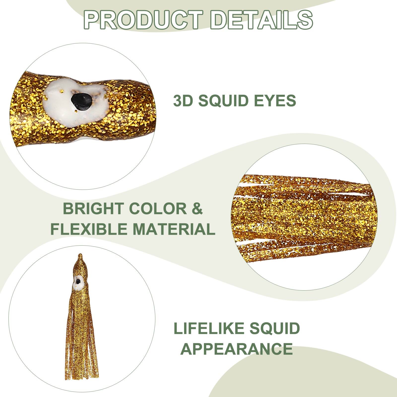 PRODUCT DETAILS

3D SQUID EYES

BRIGHT COLOR & FLEXIBLE MATERIAL

LIFELIKE SQUID APPEARANCE