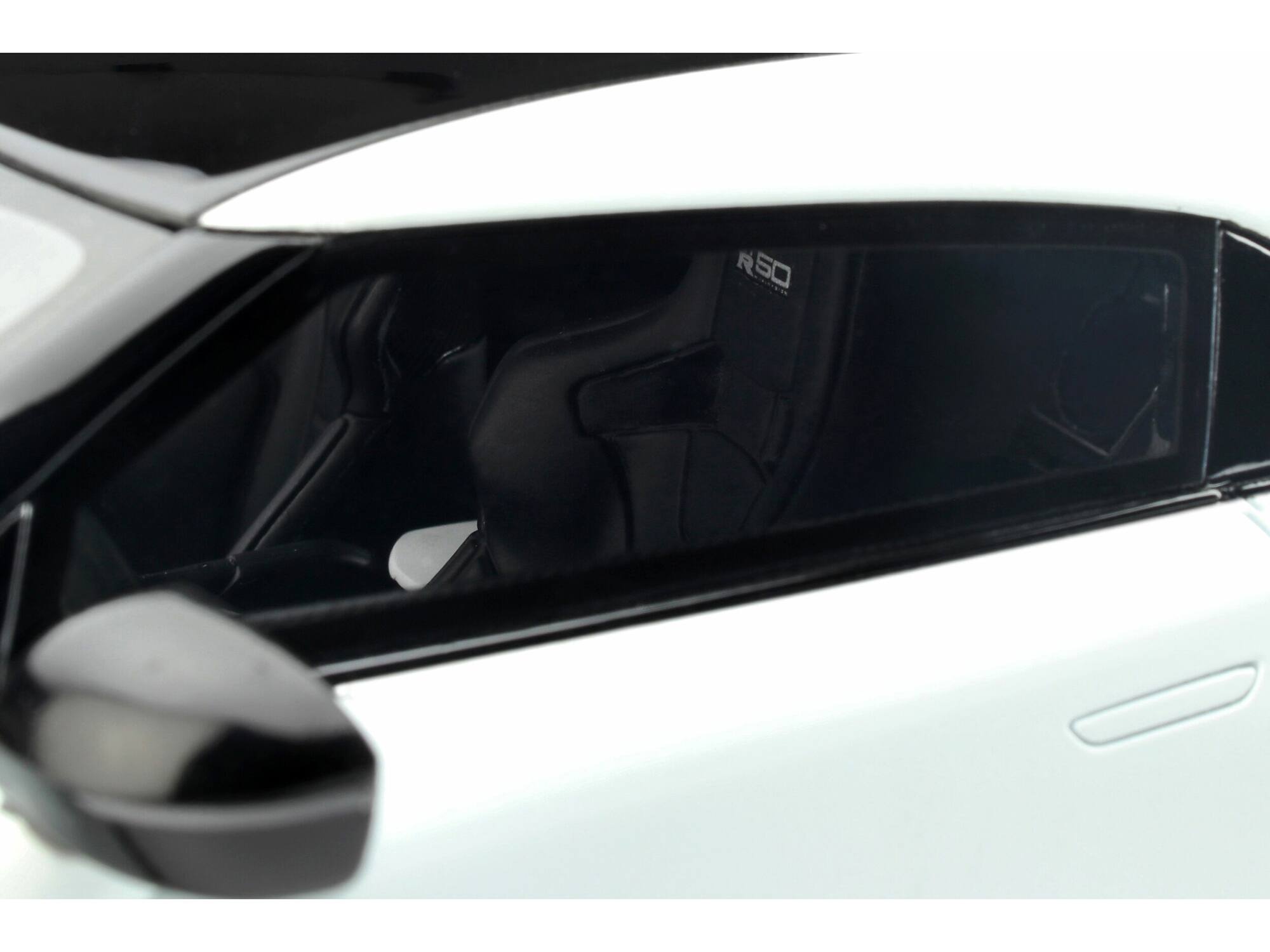 Alt View 2. GT Spirit - 2021 Nissan GT-R50 Test Car Black and White 1/18 Model Car by GT Spirit.