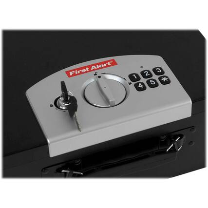 Alt View 11. First Alert® - Digital Security Box with Electronic Lock - Black.