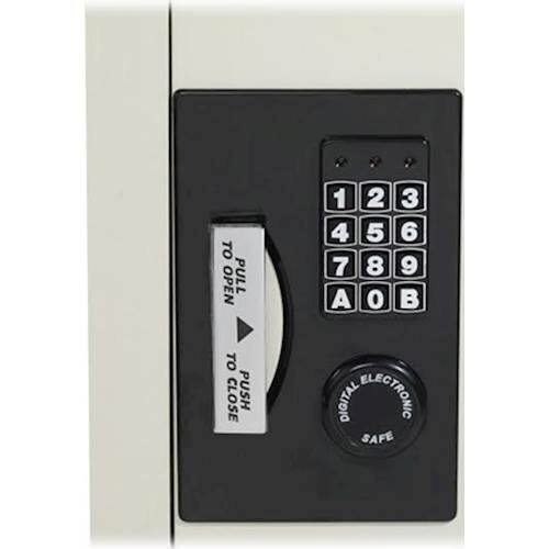 Alt View 12. First Alert - 0.3-0.9 Cu. Ft. Expandable Antitheft Wall Safe with Electronic Keypad Lock.