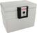 Angle Standard. First Alert - 0.1 Cu. Ft. Fire- and Water-Resistant Media Protector Chest - Black/Light Gray.