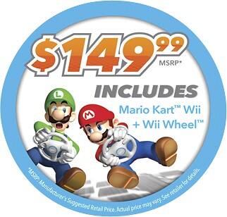 Wii Console (black) + Mario kart Wii + Wii Sport - Wii Stuff