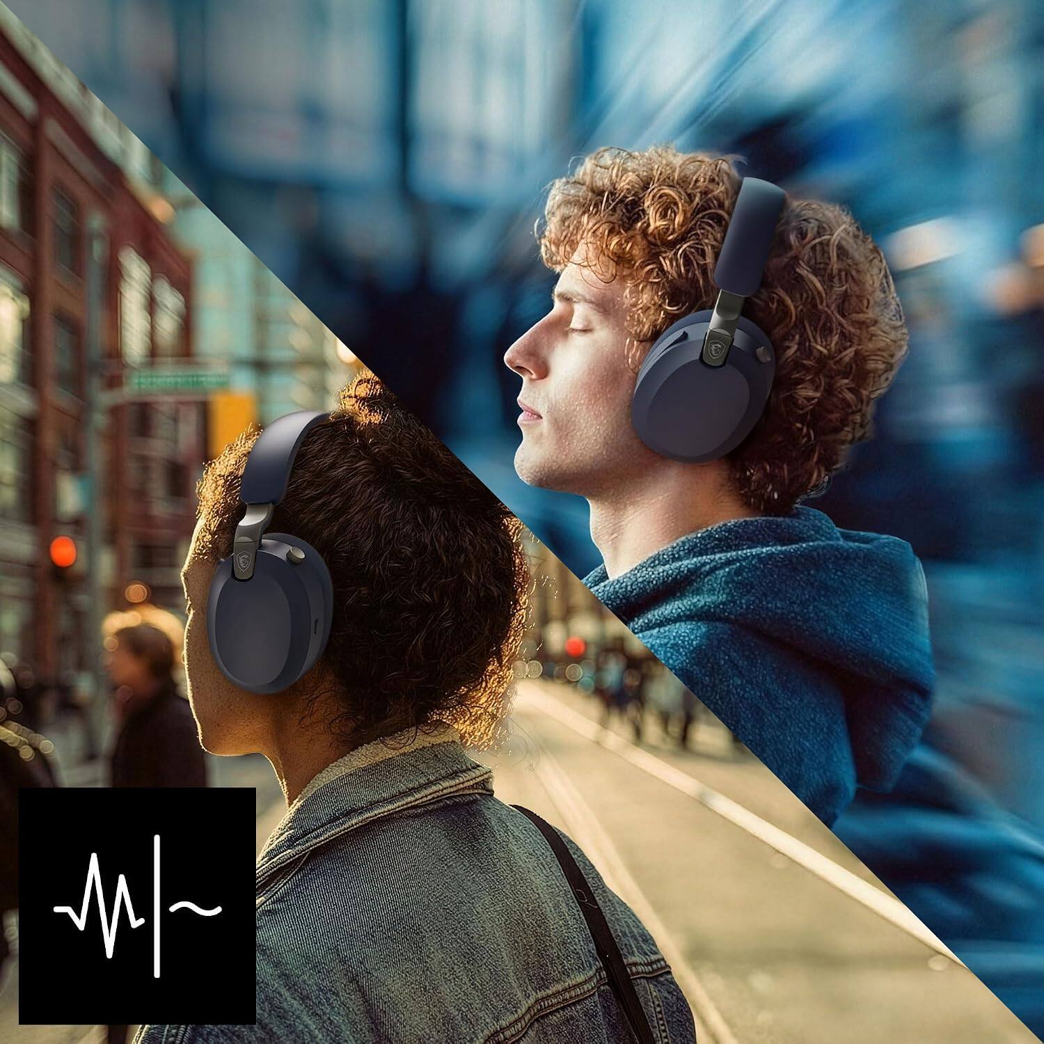 Alt View 3. MSI - MAESTRO 500 W Wireless Bluetooth Over-the-Ear Headphones with 3.5mm Wired Option.